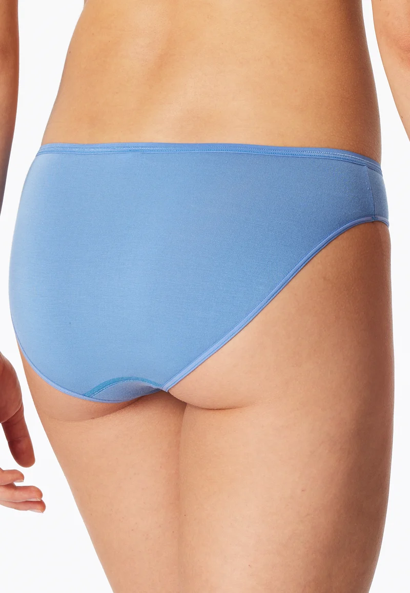 Slip 2er-Pack Blau/Weiss - Modal Essentials