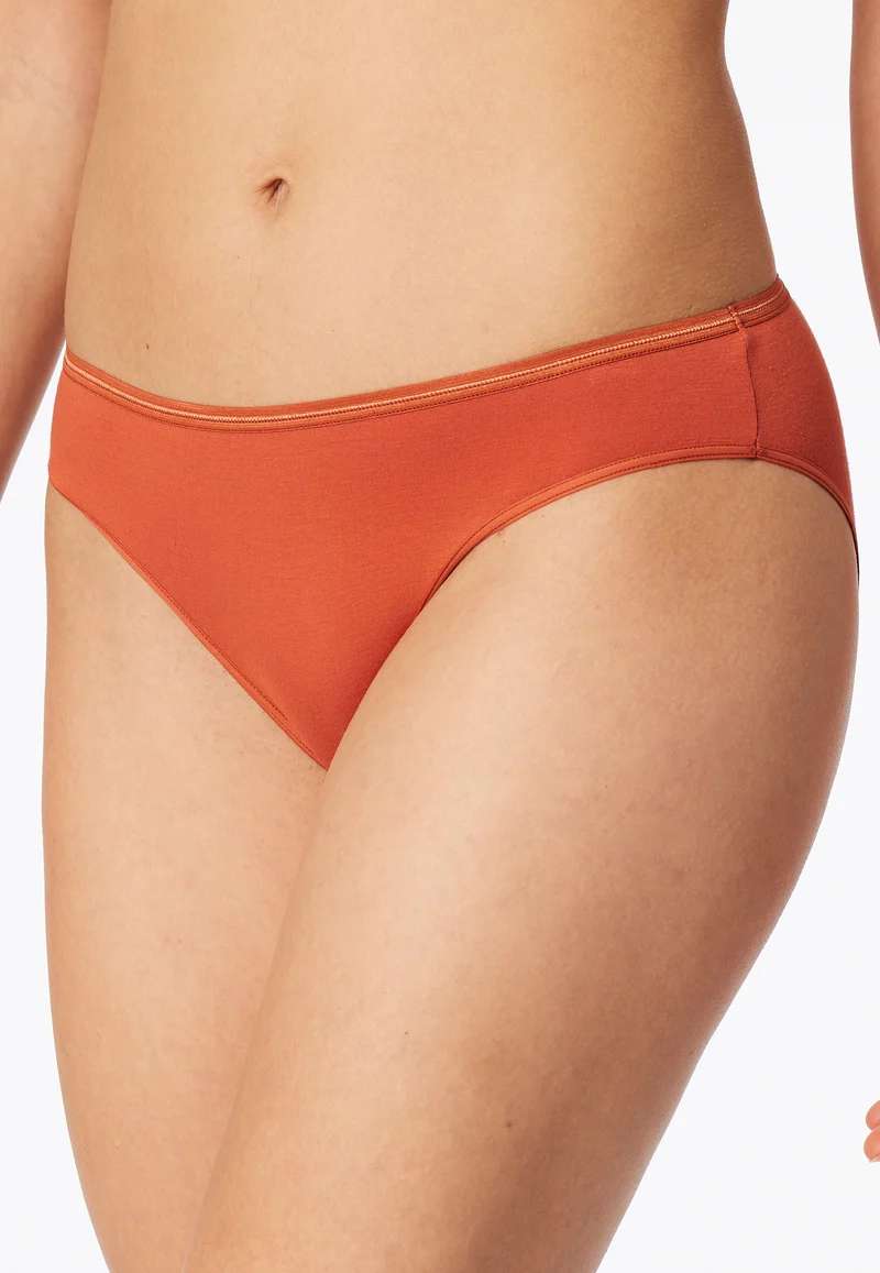 Slip 2er-Pack Orange/Weiss - Modal Essentials