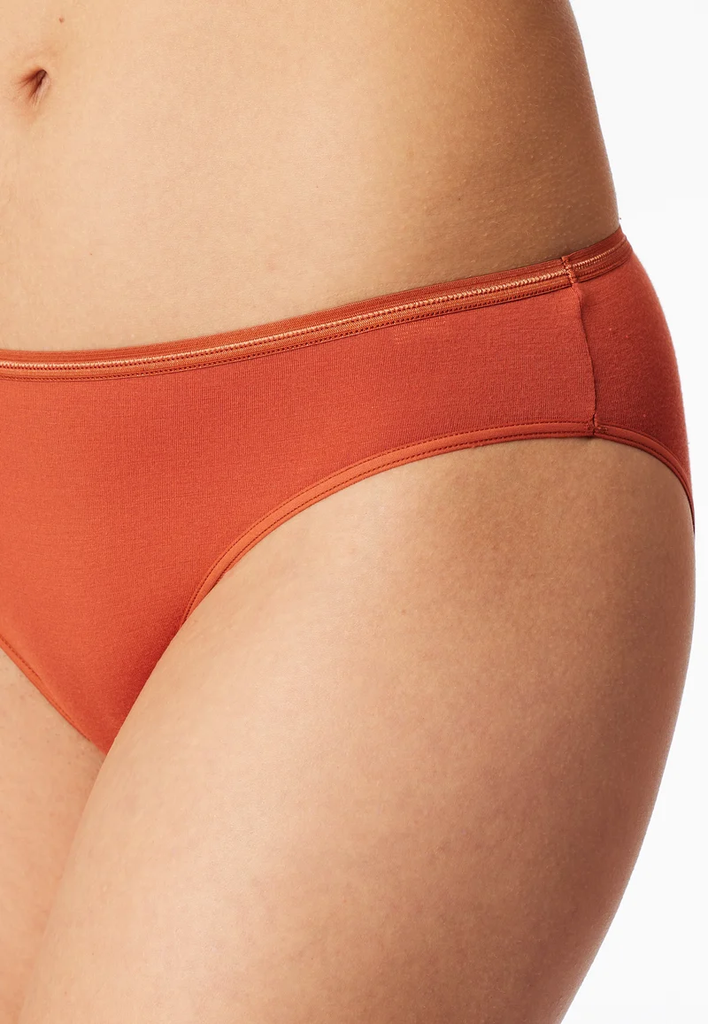 Slip 2er-Pack Orange/Weiss - Modal Essentials