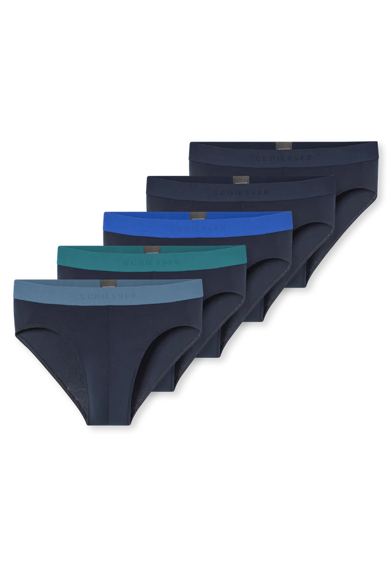 Slip 5er-Pack Dunkelblau - 95/5