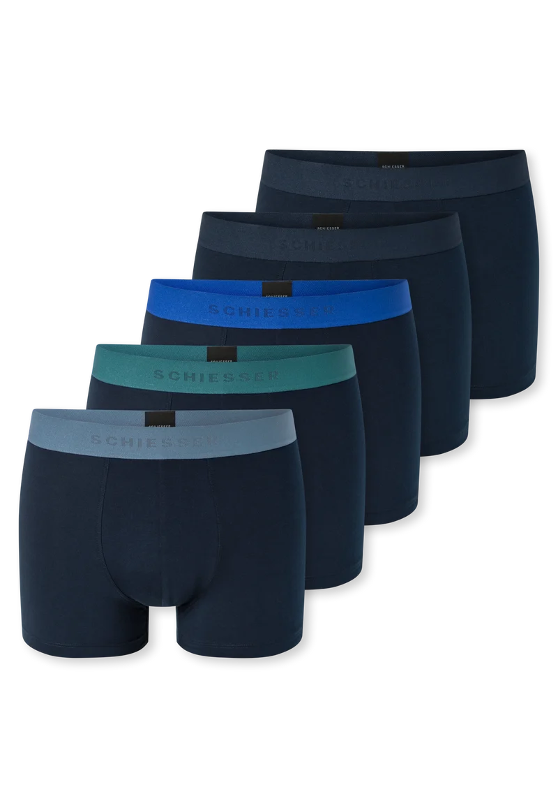 Enge Boxershorts 5er-Pack Dunkelblau - 95/5