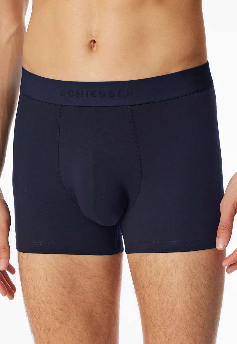 Enge Boxershorts 5er-Pack Blau/Weiss gemustert - 95/5