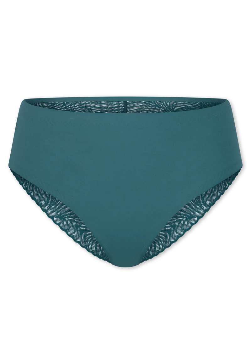 Slip Seamless mit Spitze Petrol - Invisible Soft Lace
