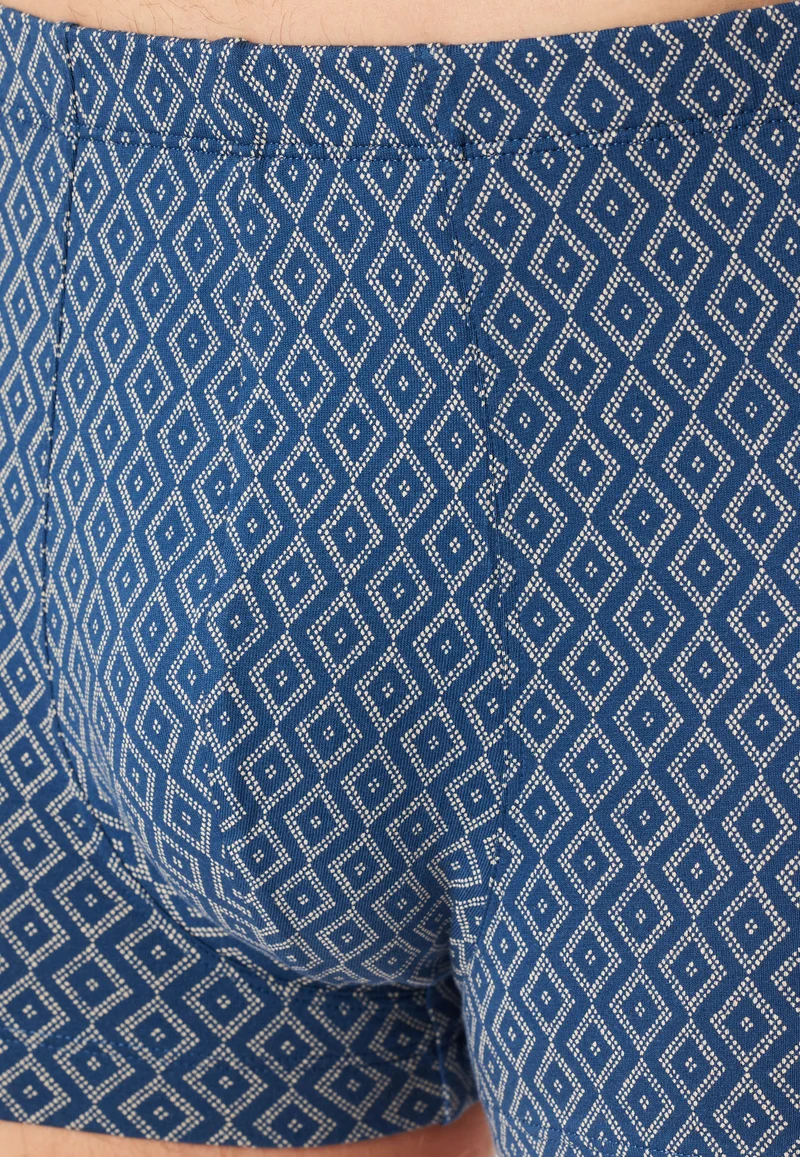 Enge Boxershorts Blau gemustert - 95/5