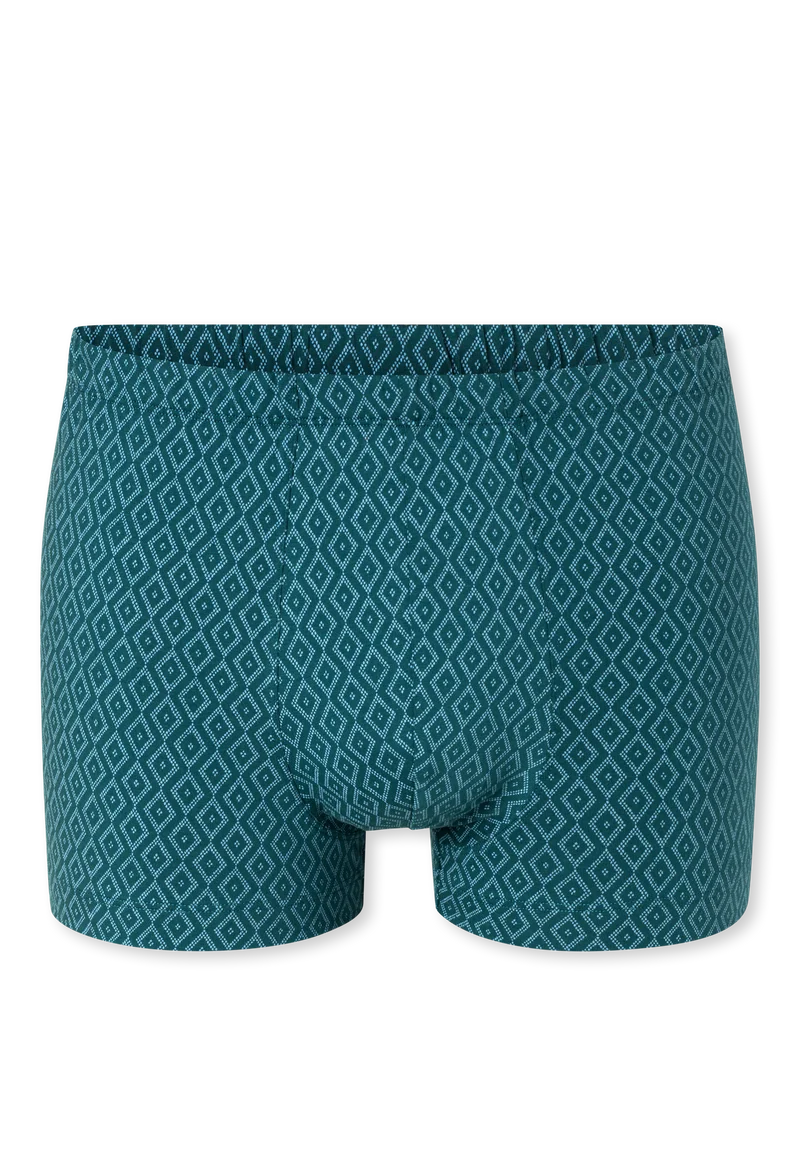 Enge Boxershorts Petrol gemustert - 95/5