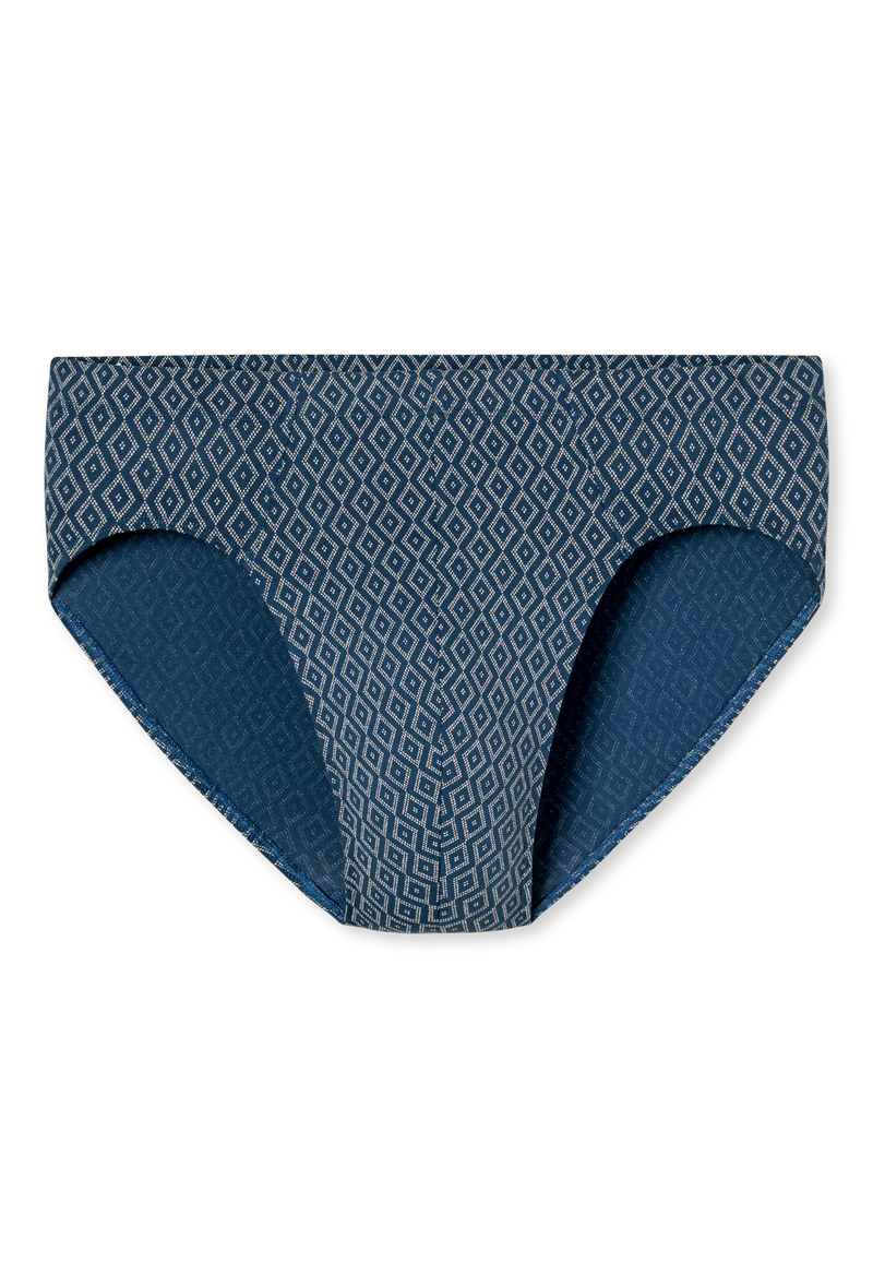 Slip Dunkelblau gemustert - 95/5
