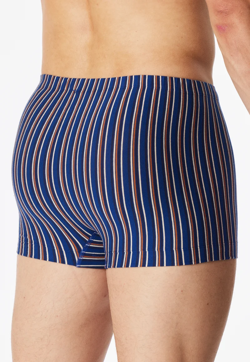 Enge Boxershorts Dunkelblau gestreift - 95/5