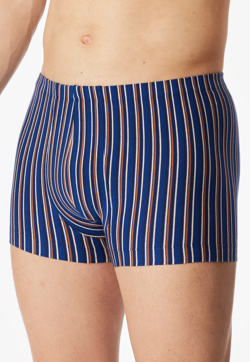 Enge Boxershorts Dunkelblau gestreift - 95/5
