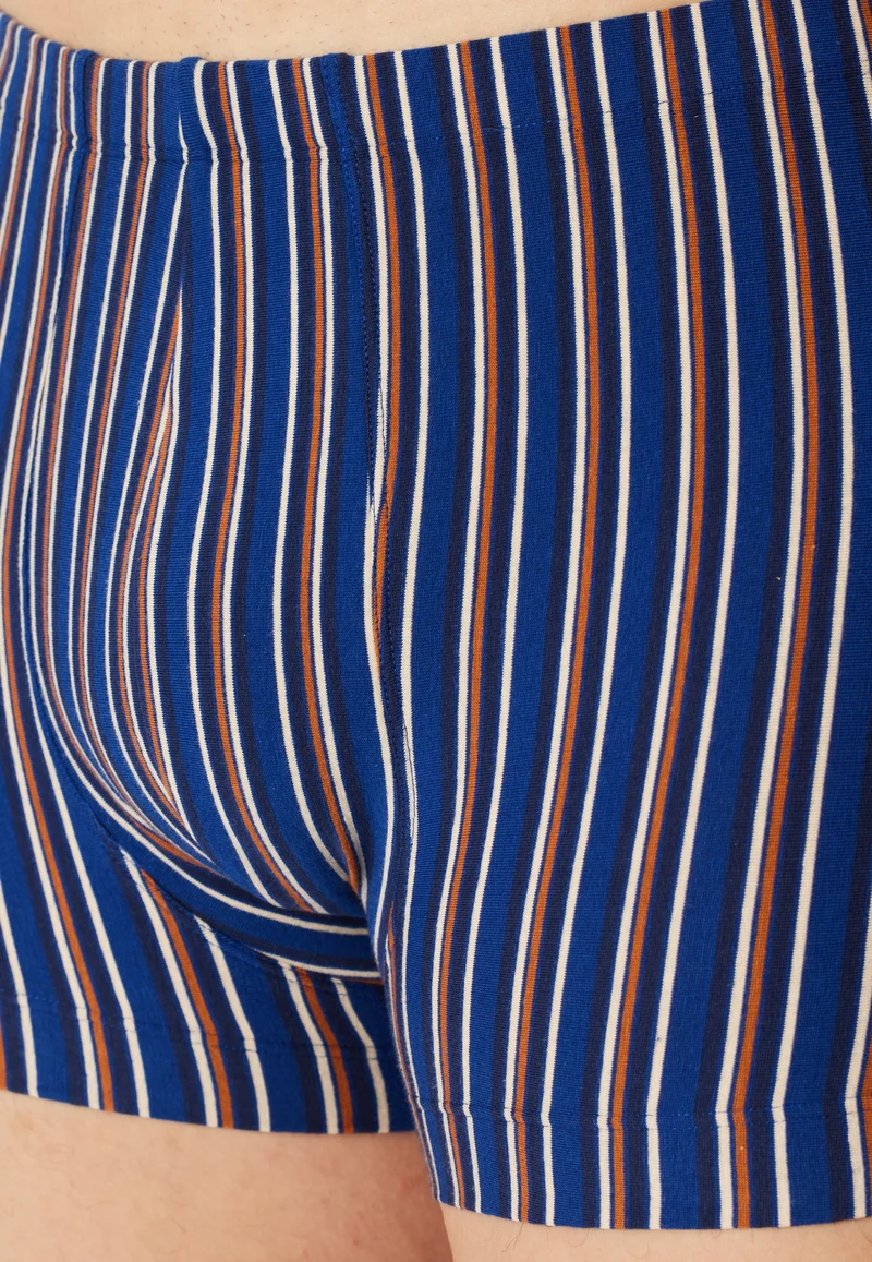 Enge Boxershorts Dunkelblau gestreift - 95/5