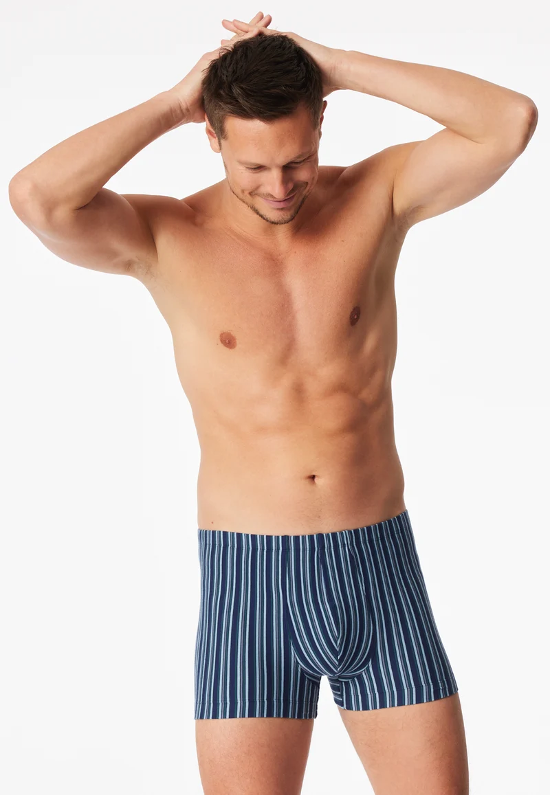 Enge Boxershorts Blau gestreift - 95/5