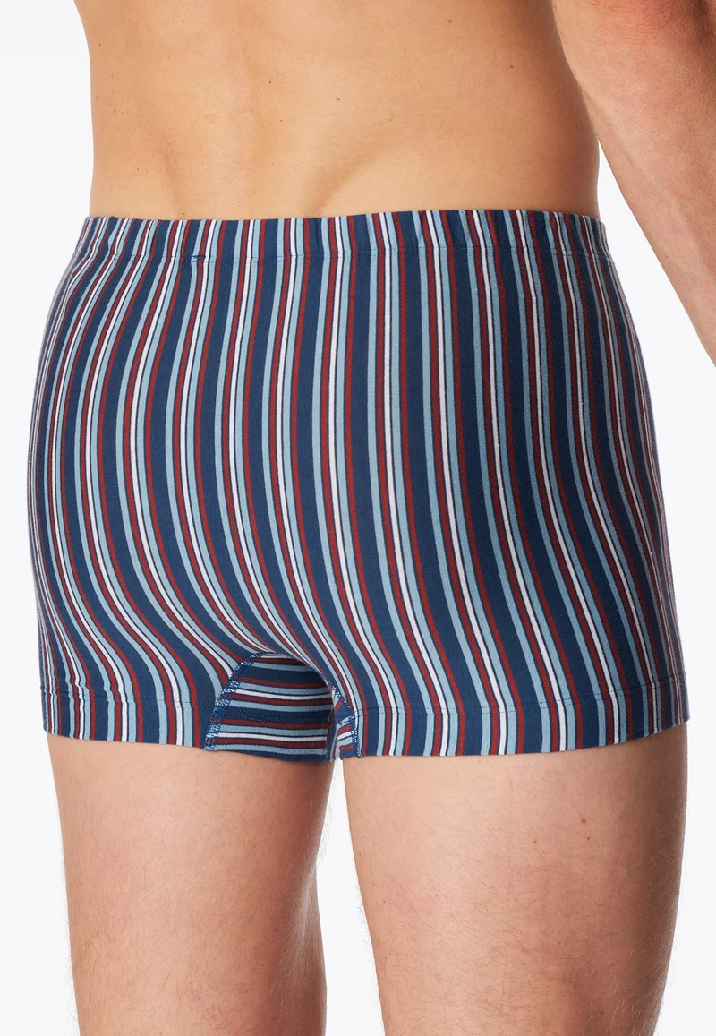 Enge Boxershorts Blau/Rot gestreift - 95/5