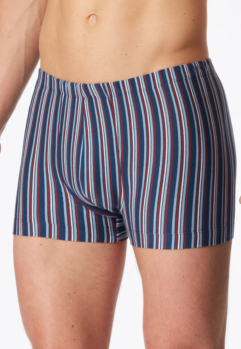 Enge Boxershorts Blau/Rot gestreift - 95/5
