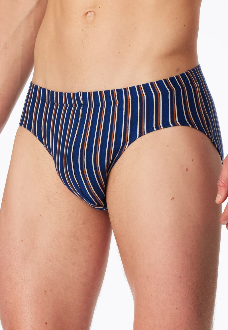 Slip Dunkelblau gestreift - 95/5