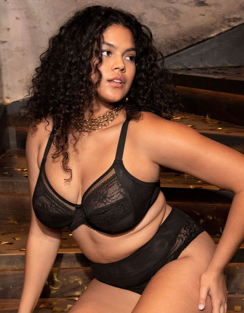 Elomi Kendra Full Brief Black