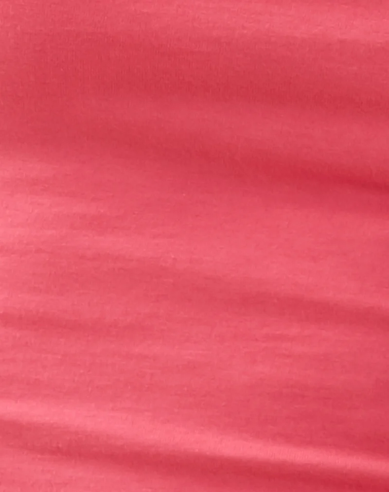 Jinsu Crop Top in Hot Pink