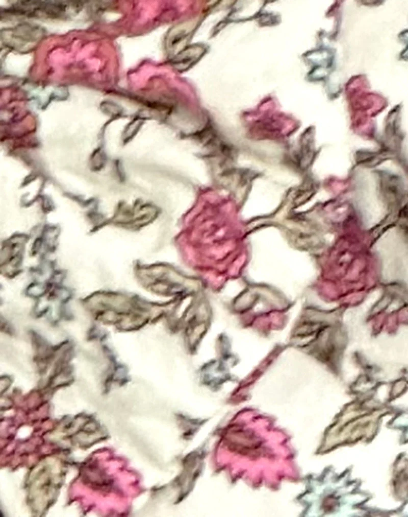 Pince à noeud Acar en fleurs vintage