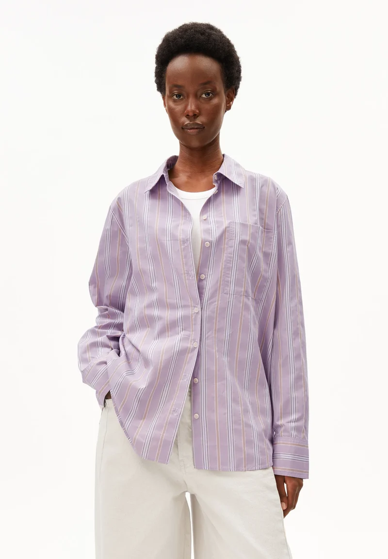 Chemise surdimensionnée à rayures