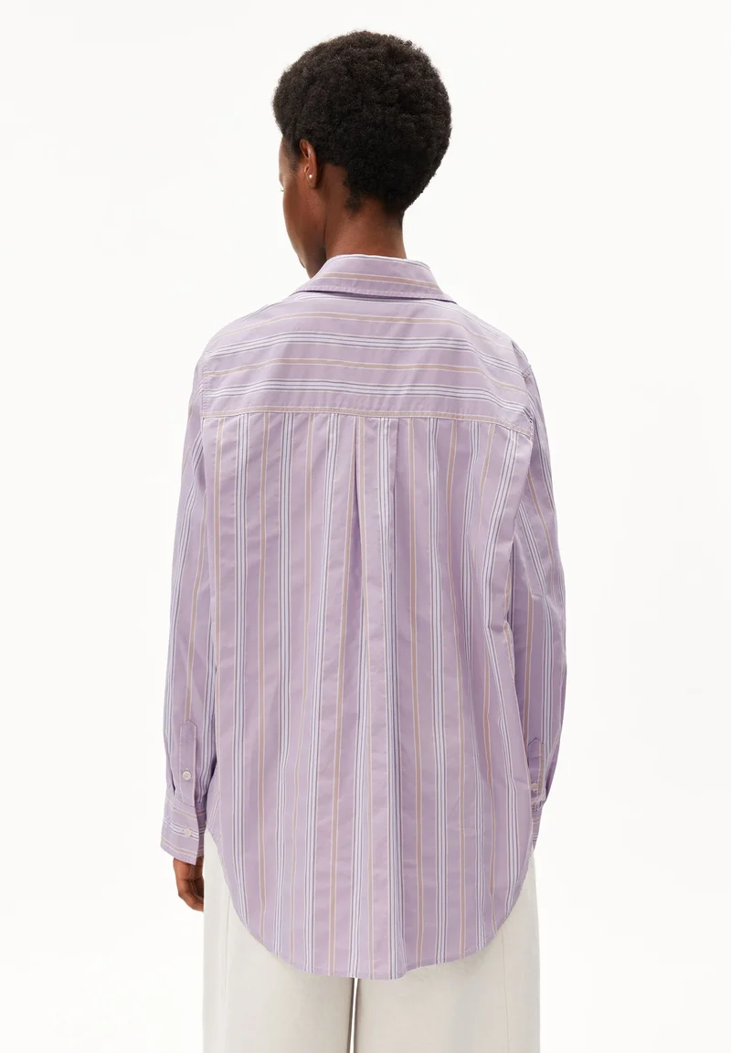 Chemise surdimensionnée à rayures