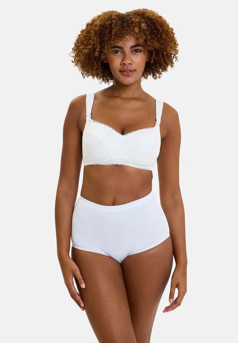 Soutien-gorge d'allaitement sans armatures New Câlin Ivoire