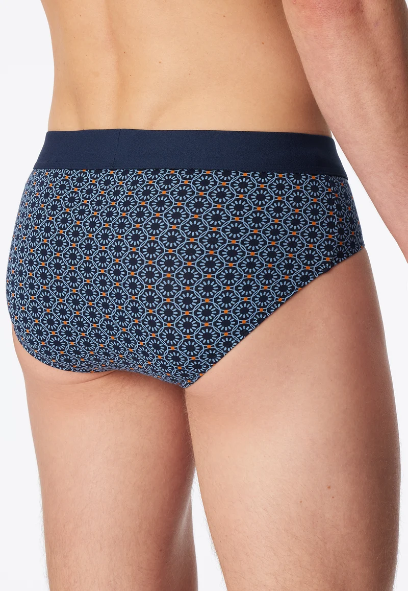 Rio-Slips 3er-Pack uni/gemustert mehrfarbig - 95/5