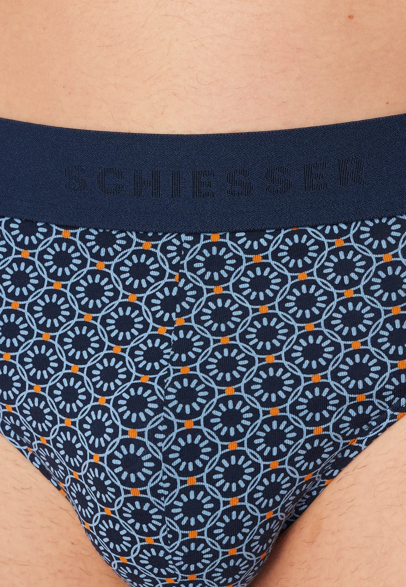 Rio-Slips 3er-Pack uni/gemustert mehrfarbig - 95/5