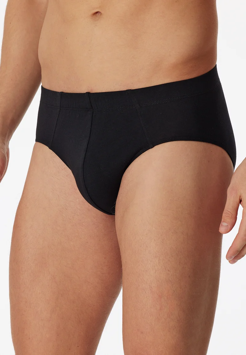 Slip 3er-Pack Dunkelblau/Schwarz gestreift - 95/5