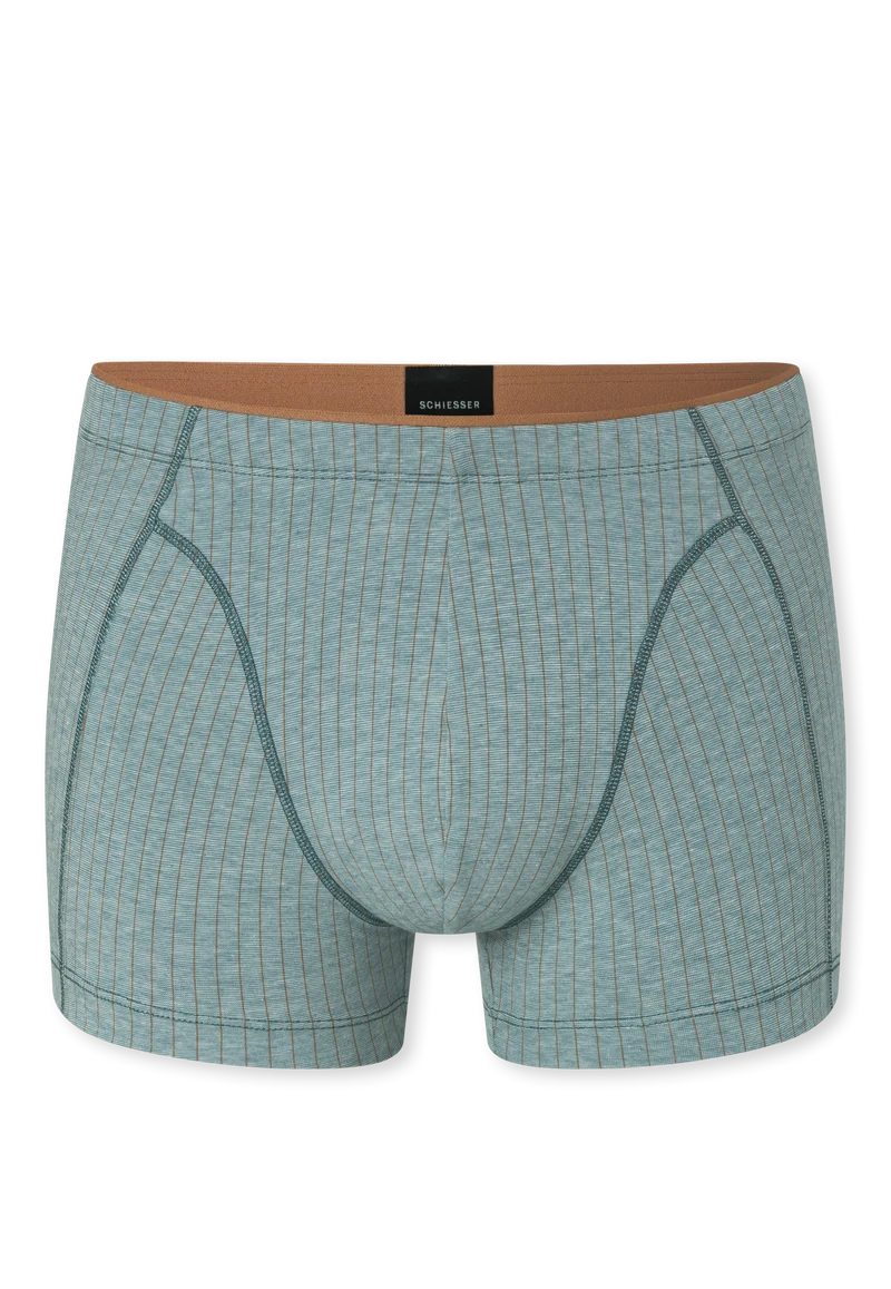 Enge Boxershorts Petrol gestreift - 95/5