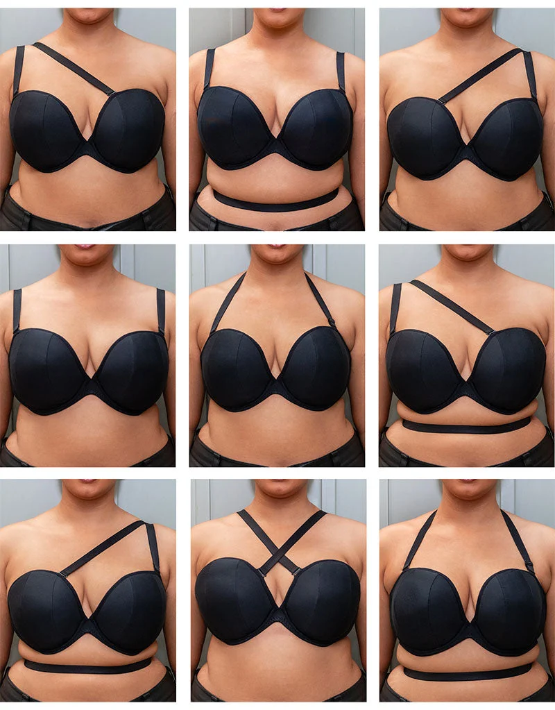 Curvy Kate Superhero Multiway Padded Plunge Bra Black