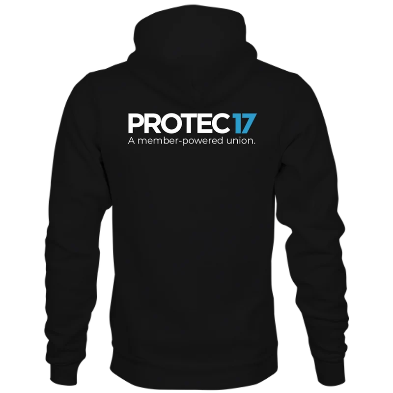 PROTEC17 Zipper Hoodie - Black