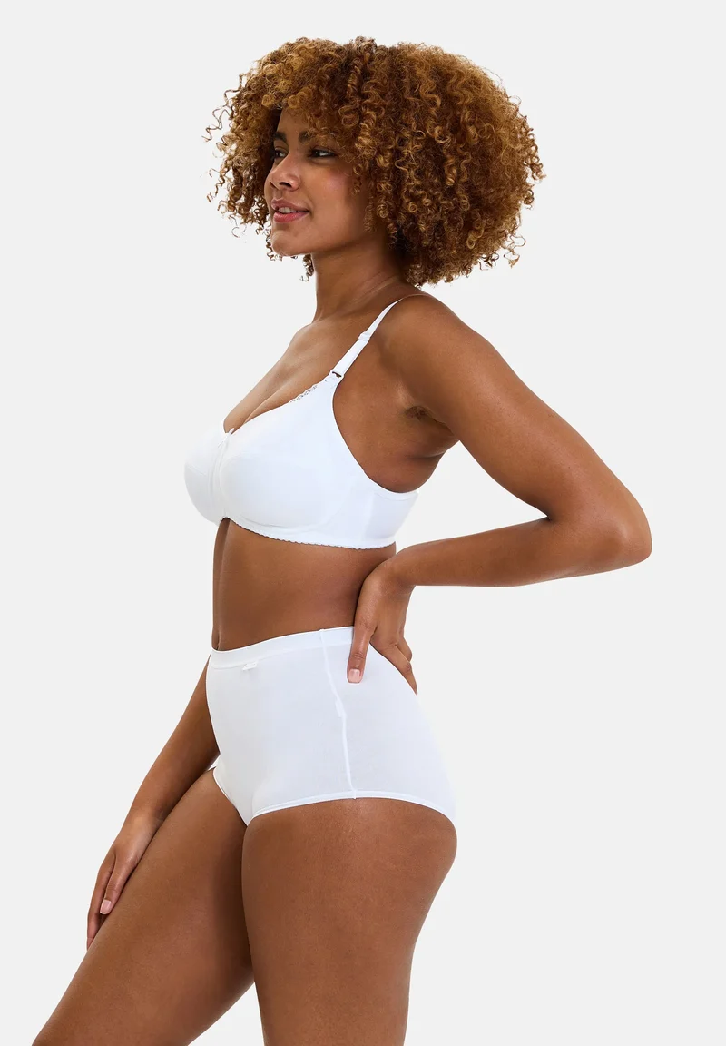 Soutien-gorge d'allaitement sans armatures New Caresse Blanc