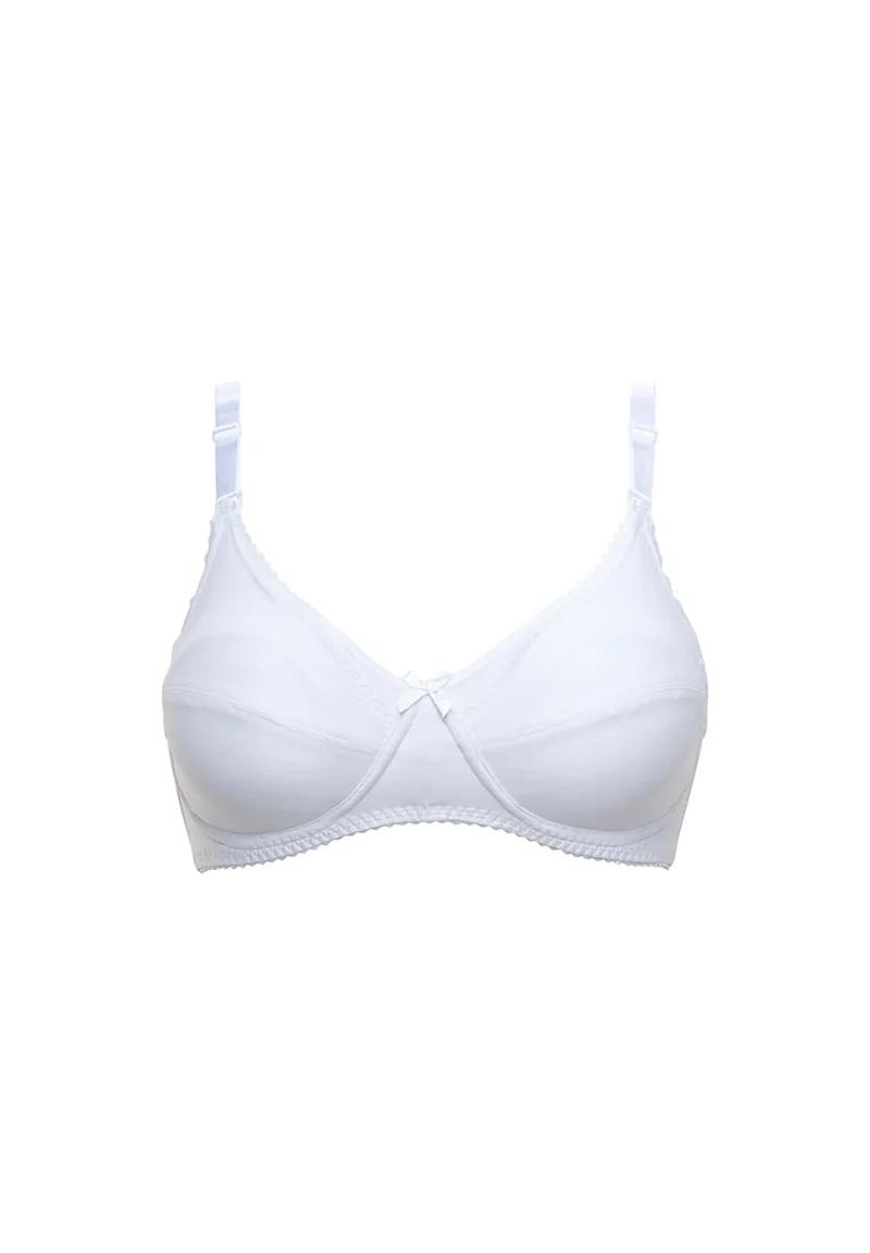 Soutien-gorge d'allaitement sans armatures New Caresse Blanc