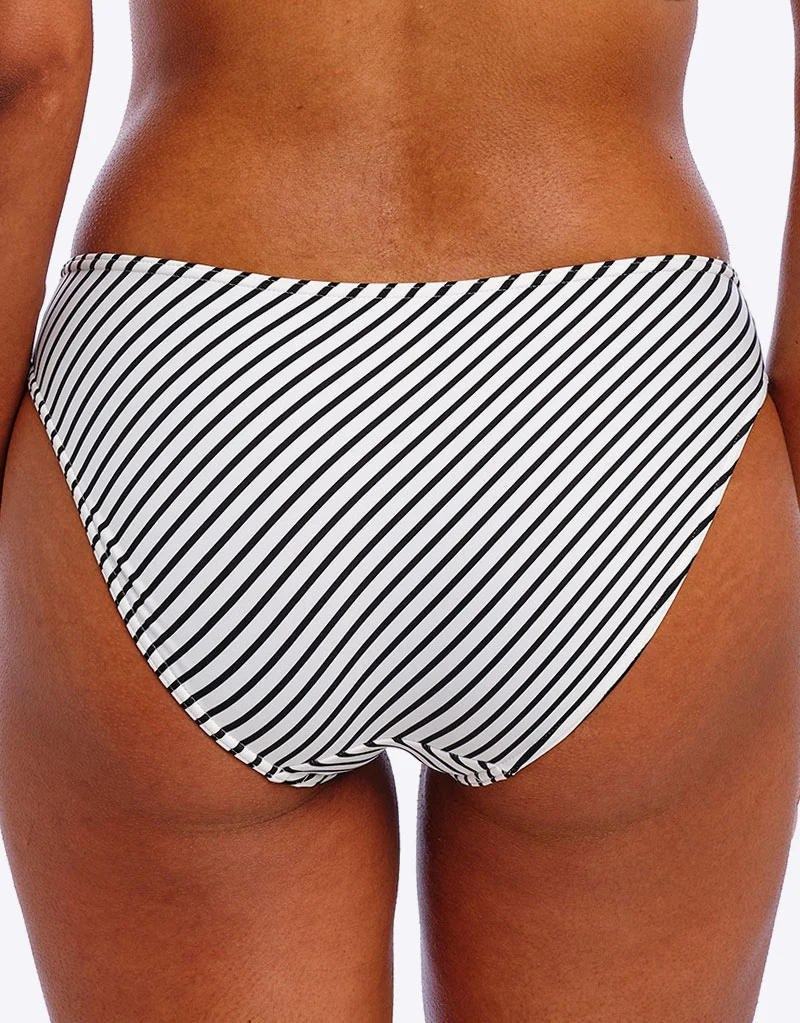 Freya Jewel Cove Bikini Brief Black Stripe