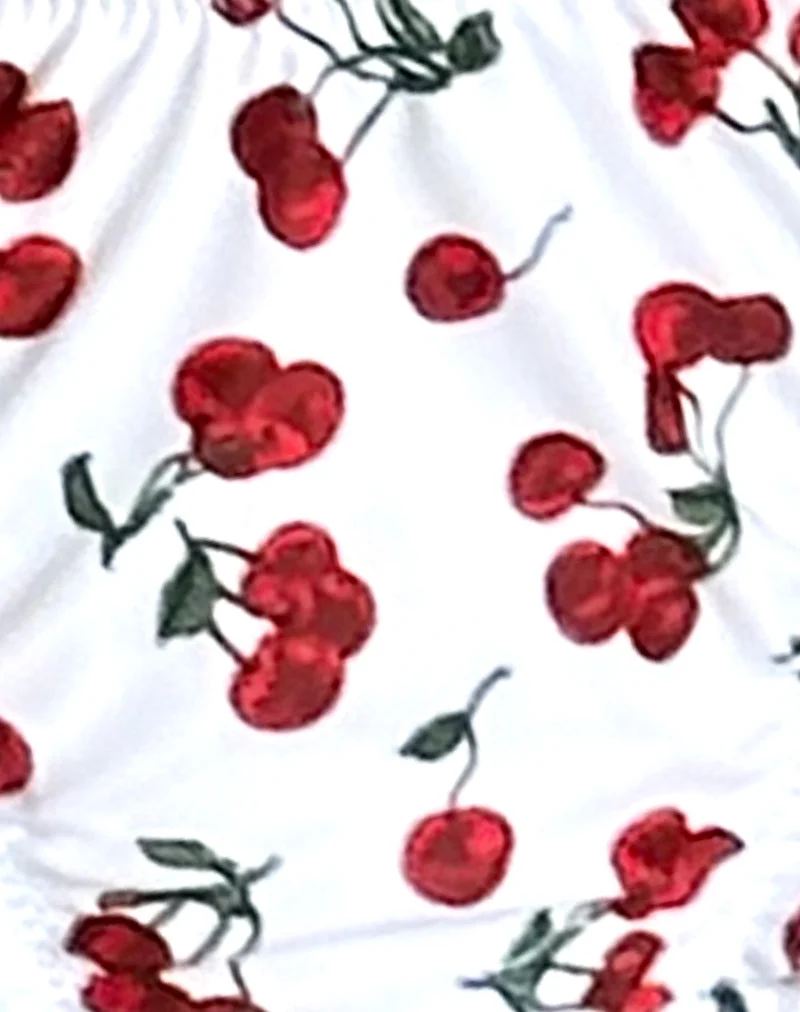 Top de bikini Lawa, cerises
