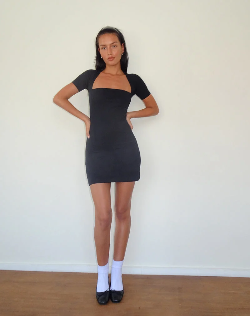Mini robe Drequa en noir