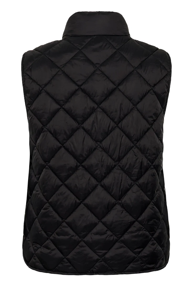 Veste matelassée Carlota sans manches à col montant