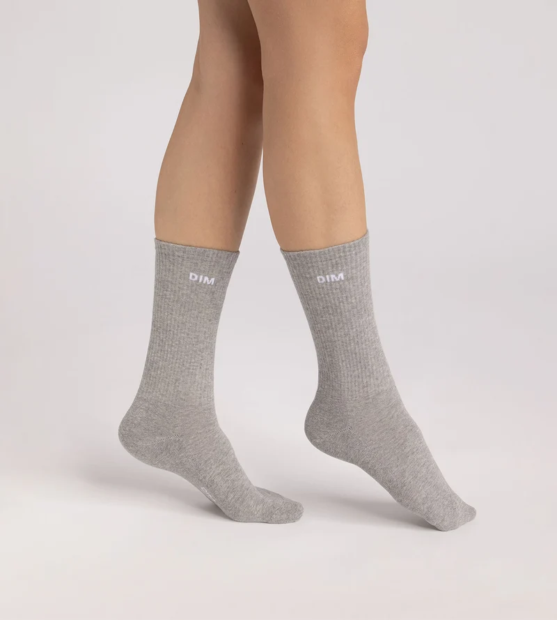 Lot de 3 chaussettes sport femme noir, blanc et gris Original