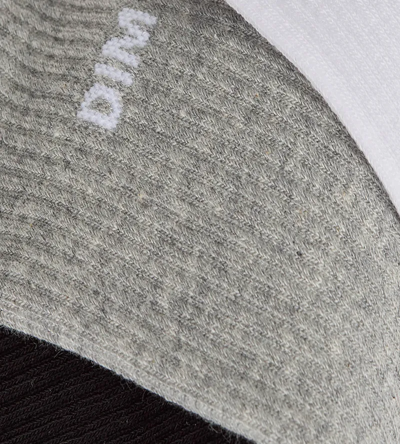 Lot de 3 chaussettes sport femme noir, blanc et gris Original