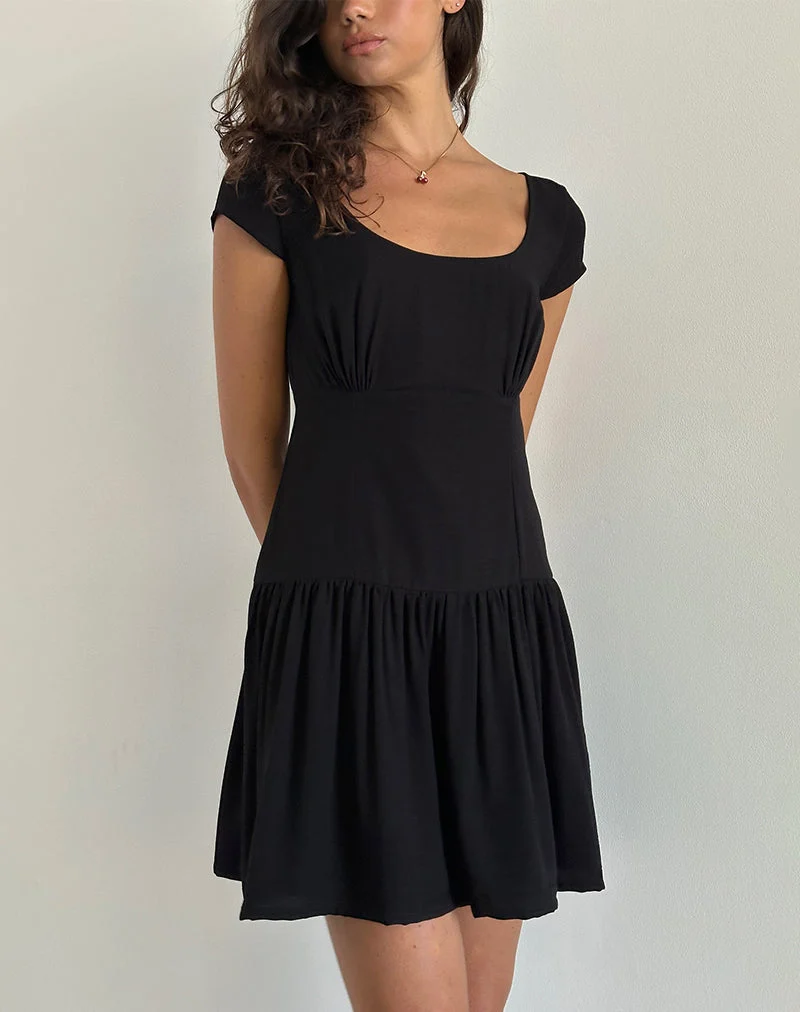 Ohayo Mini robe en noir
