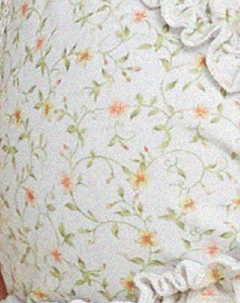 Top de bikini Pandya, Pretty Petal Ivory
