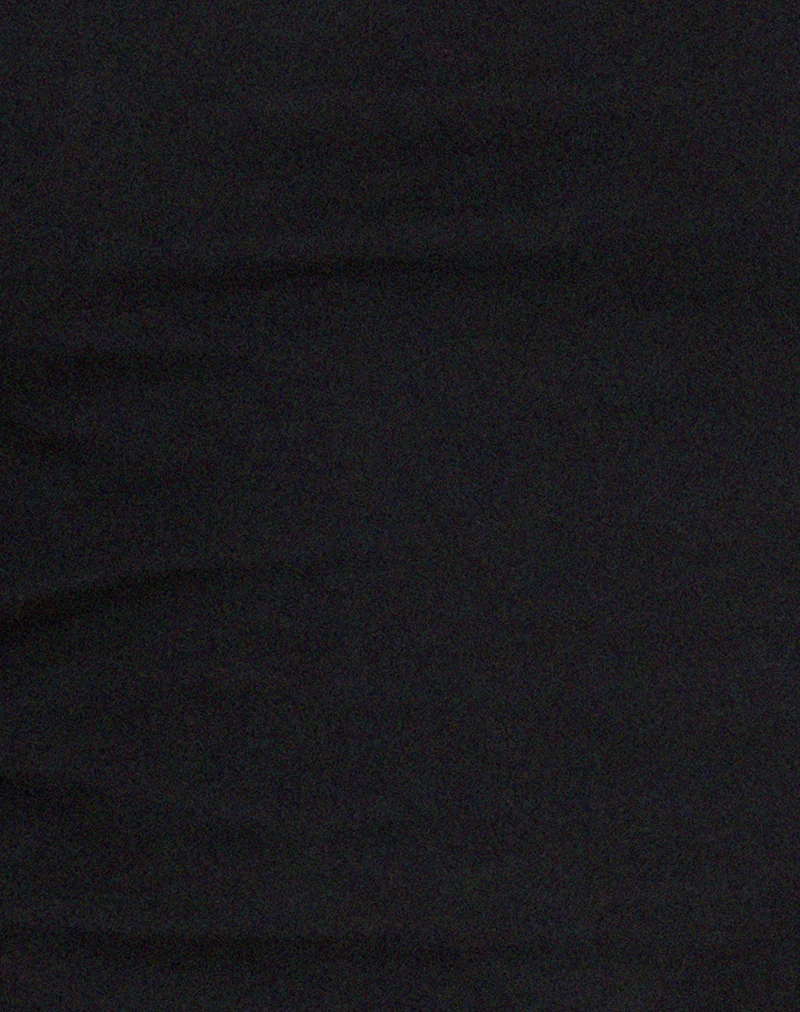 Requa Short Sleeve Top in Black