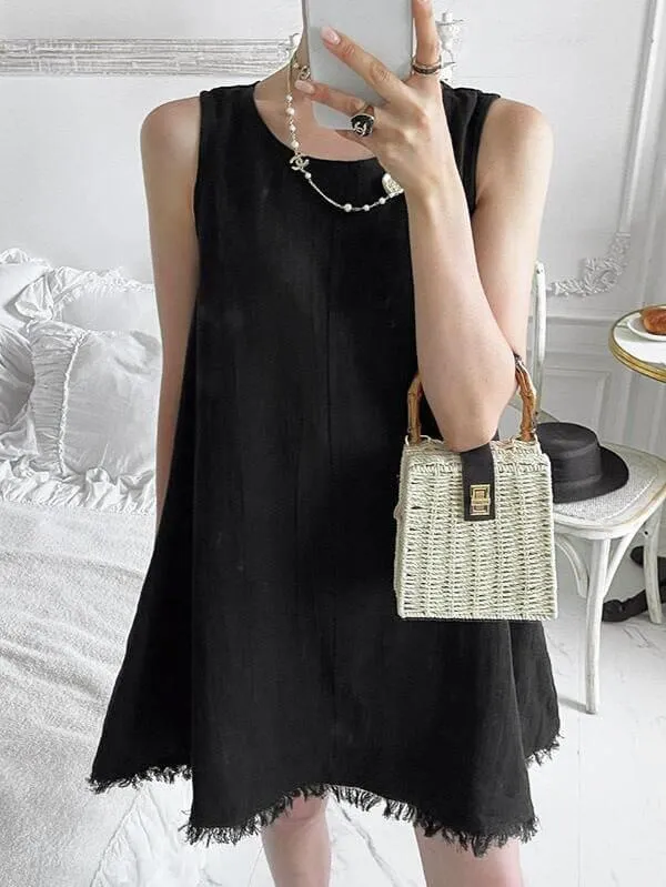 Robe Trapèze Lin - Sabrina