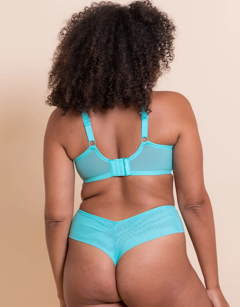 Curvy Kate Centre Stage Deep Thong Turquoise