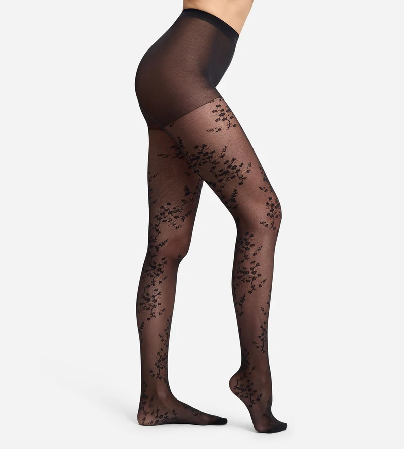 Collant fantaisie Japonais noir Style