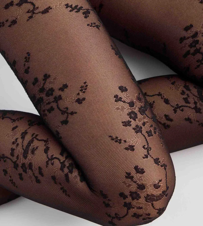 Collant fantaisie Japonais noir Style