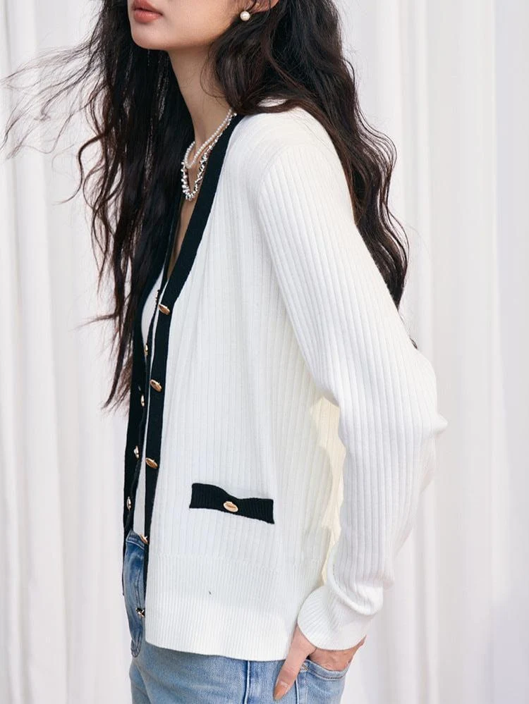 Gilet Col V - Armelle