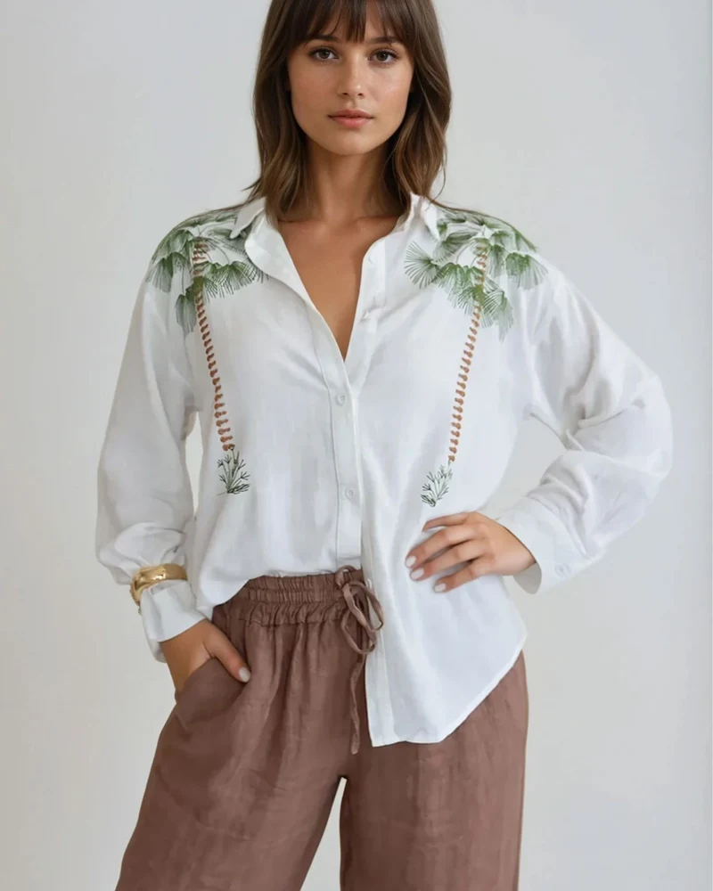 Chemise Blanche Oversize - Becky