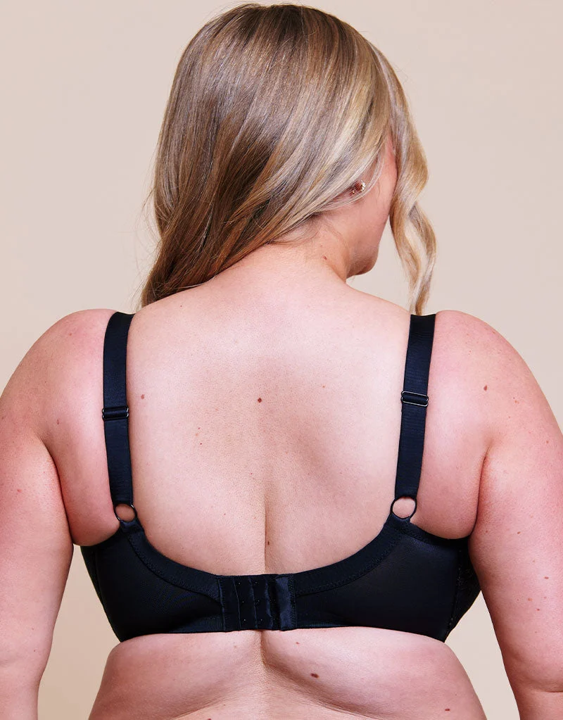 Curvy Kate Lovelace Full Cup Side Support Bra Black/ Taupe