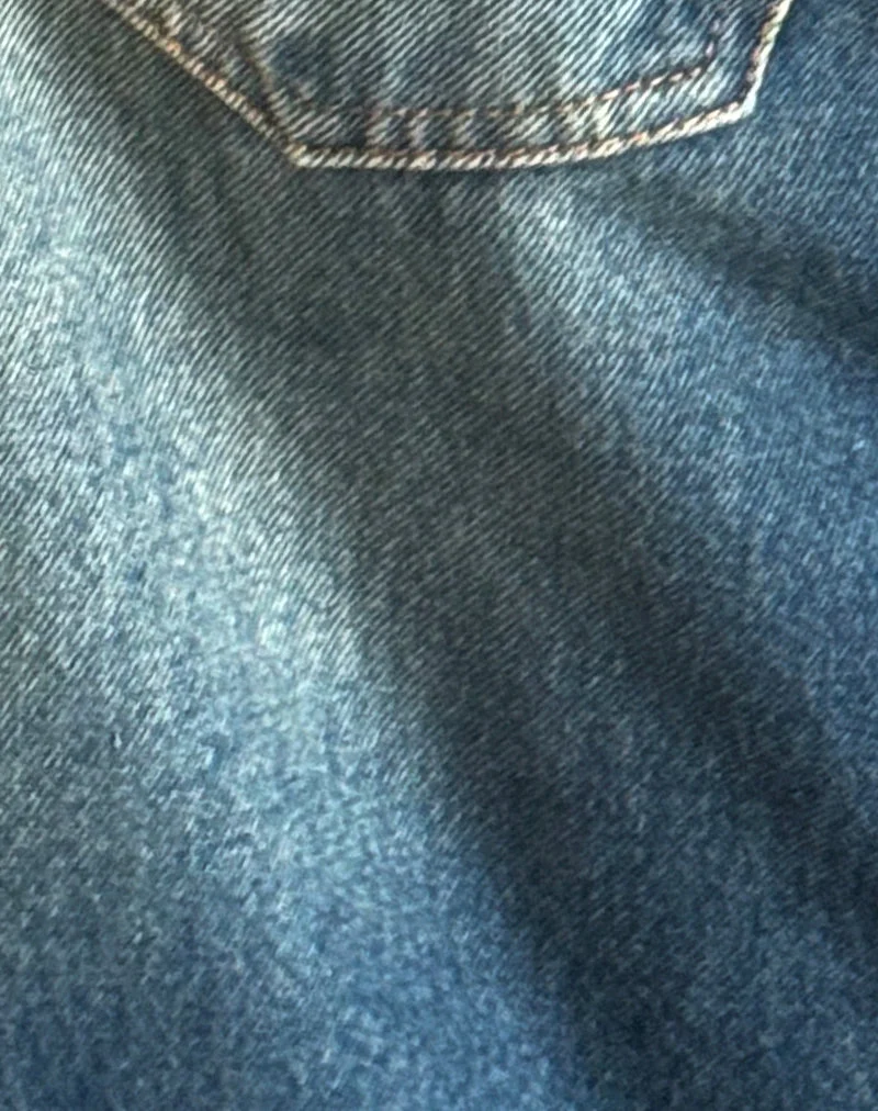 Jean à taille basse extra-large Roomy en Dark Vintage
