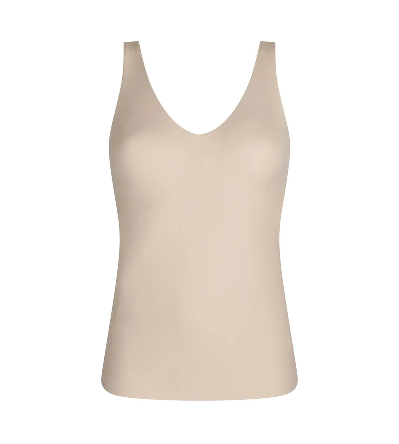 Débardeur femme paddé en microfibre Nude Dim Invisible