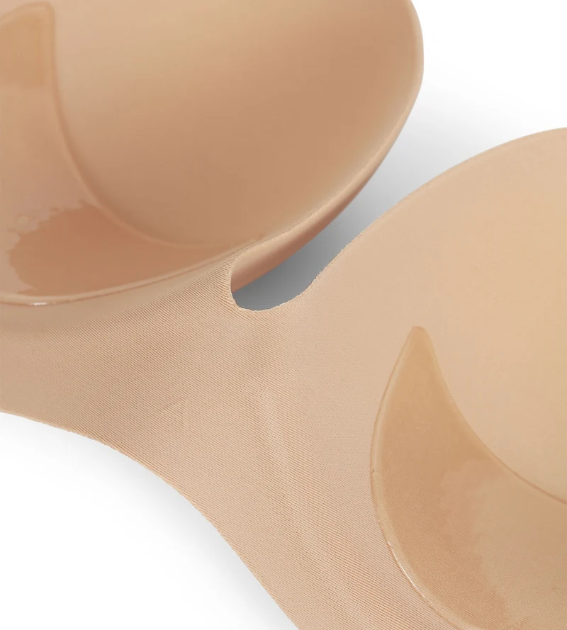 Soutien-gorge bandeau adhésif sans bretelles nude